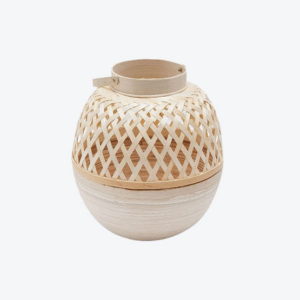 Solid wood ceiling light